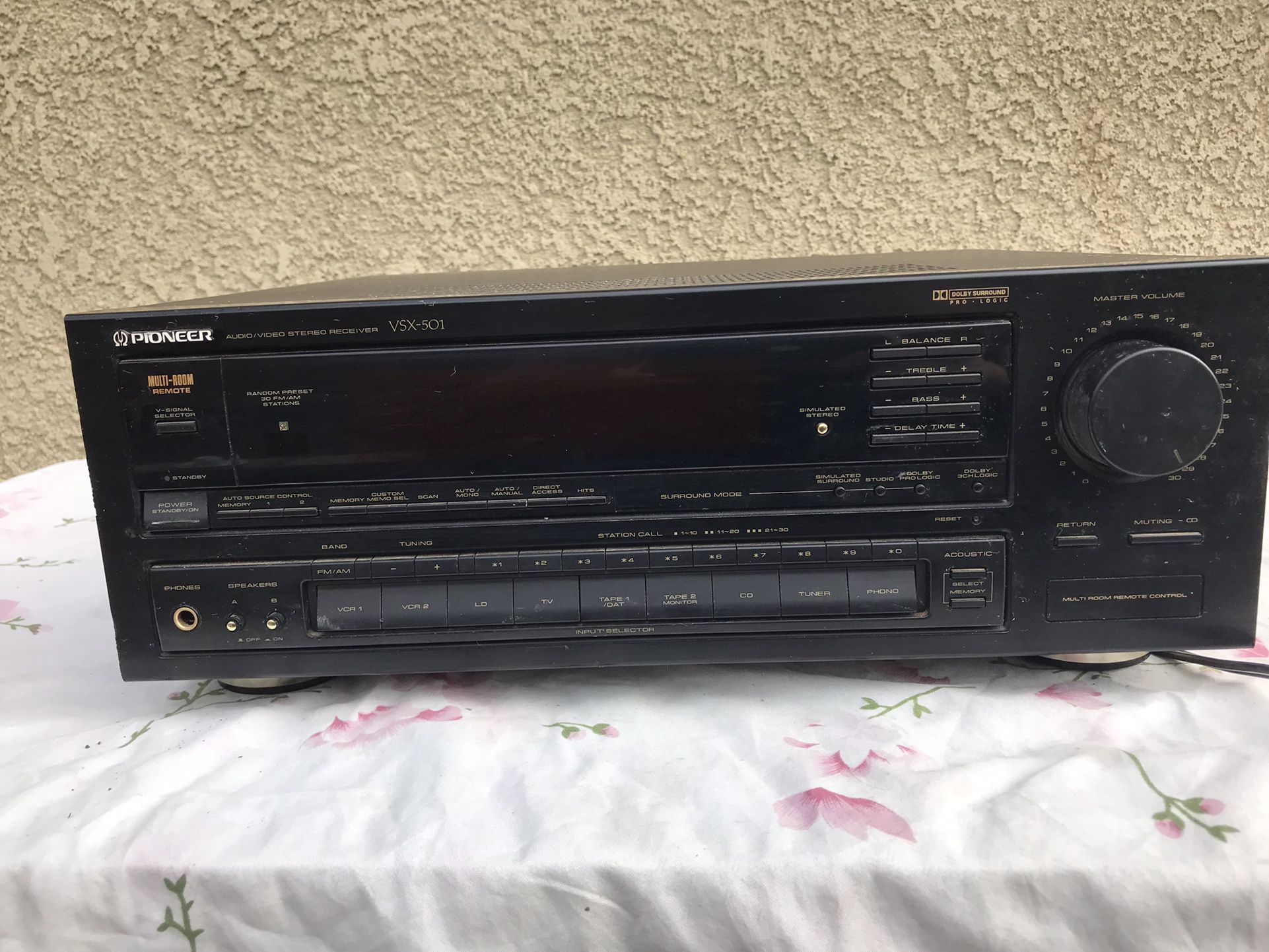Pioneer Audio Video Stereo Receiver 