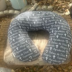 Gray Infant Pillow