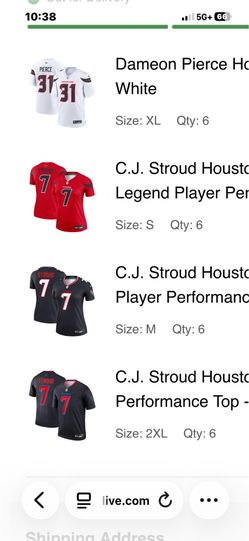 TEXANS JERSEYS AUTHENTIC