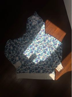 Blue Bape Pullover Hoodie