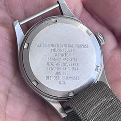 Vintage US Military Hamilton Watch