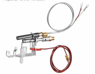 Gas Pilot Assembly, OE 14D0477, LPG8404, SRV14D0477, LPG Ignition Replacement Kit, Fireplace Pilot Assembly Compatible with Lexington Forge, Majestic,