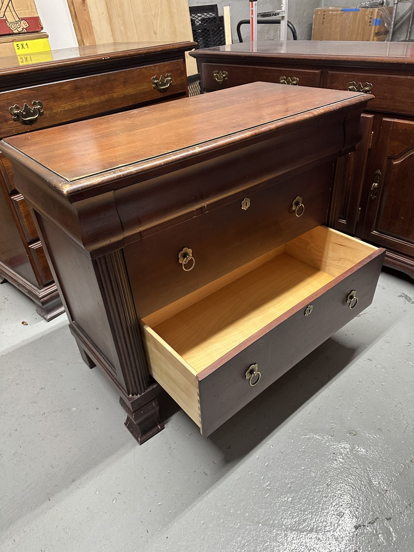 Ethan Allen British Classics Daryn Chest Nightstand, Item #29-5401 #260 Cinnabar
