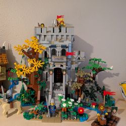 Lego Compatible Castle In The Forest