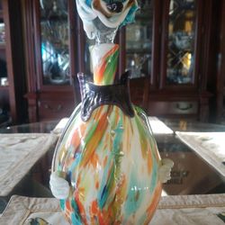 Vintage Glass Blown Liquor Decanter