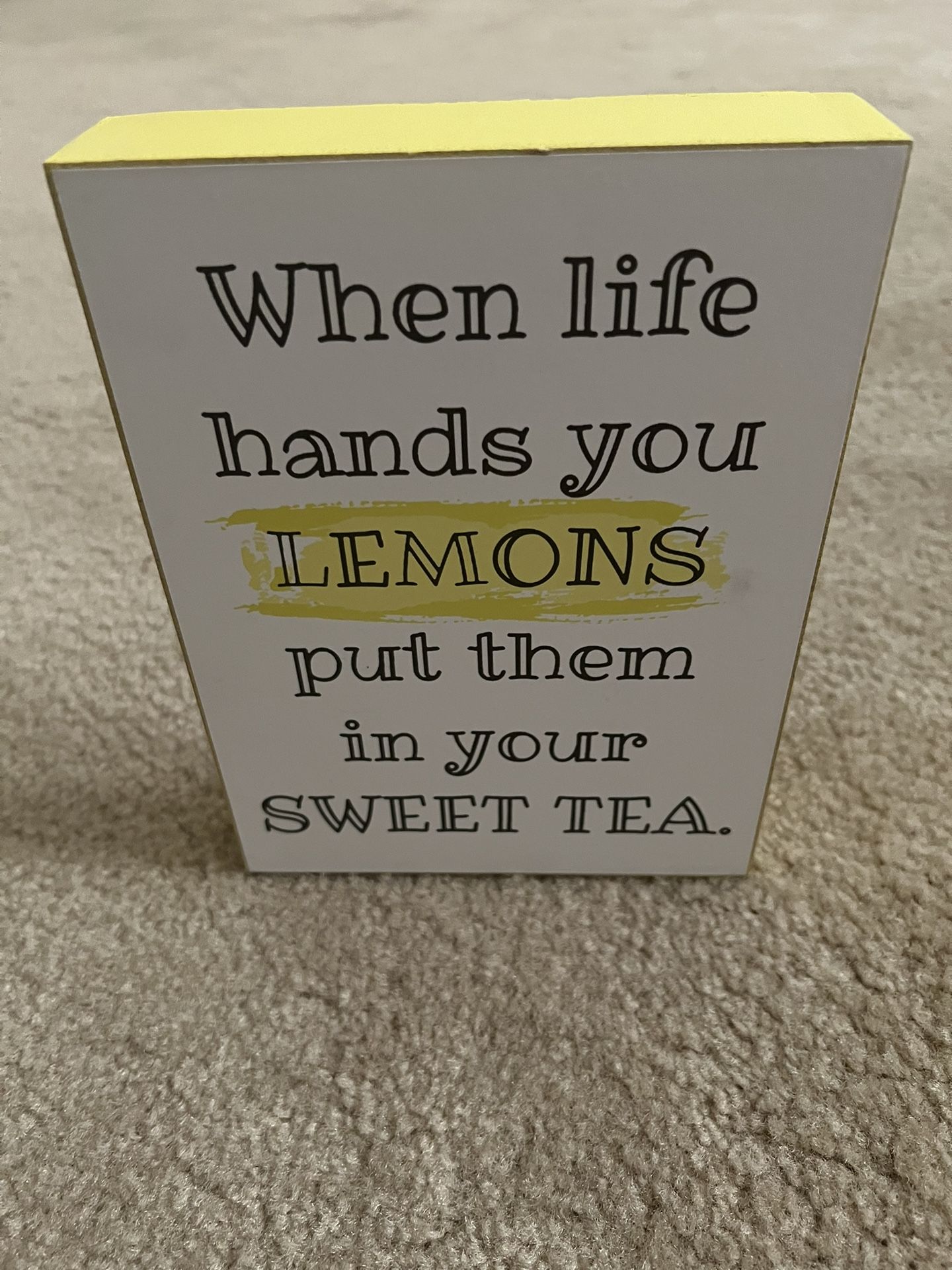 Wooden Decorative Sign