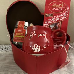  Gift  Set- Global Design Connection Mug, Tea, And Chocolate. 