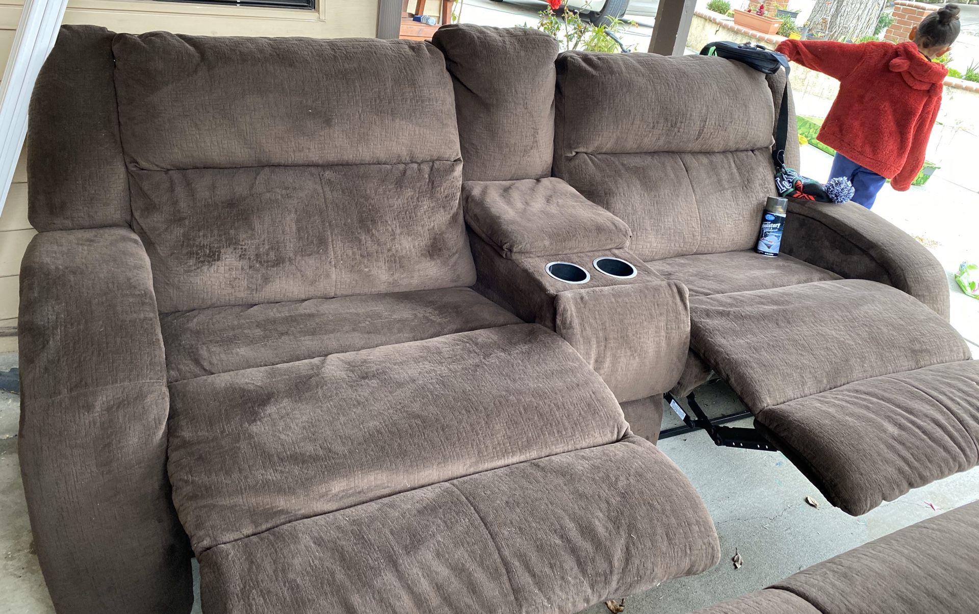 Sectional recliners set