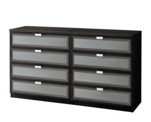 Free IKEA dresser with glass front drawers