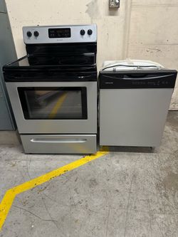Frigidaire stove and dishwasher