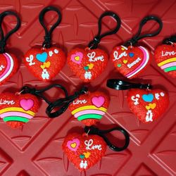 Heart Keychains NEW Valentine's Day 