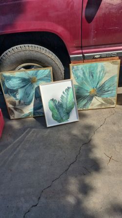 Set of 3 Floral and Botanical Wall Art Prints