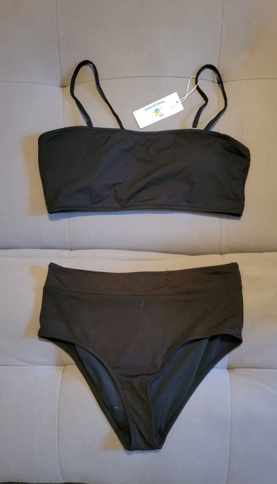 Two Piece Bathing Suit Size Large