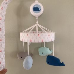 Whales Fishes Ocean Musical Nursery Crib Mobile  - Accessories Cuna 