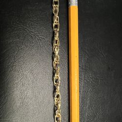 Gold Plated Rope Chain Necklace 16g