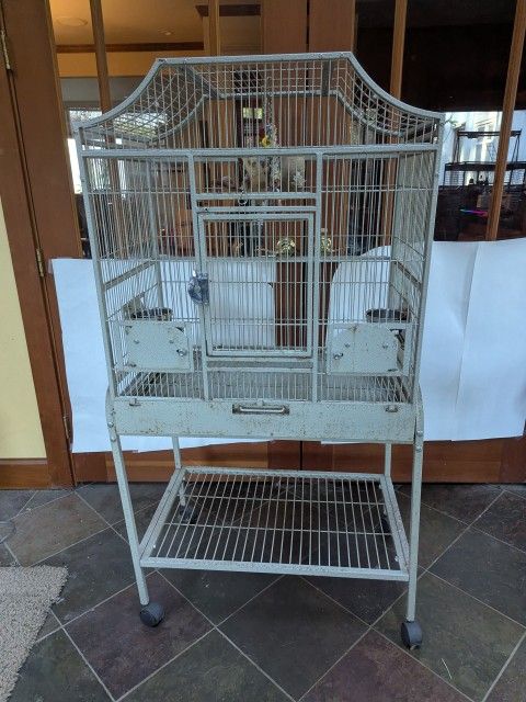 Flight Cage For Birds, Parrots. Birdcage.