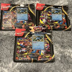 Mega evolution 3-pack blister