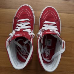 Red High Top Vans
