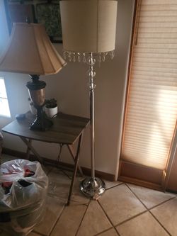 Crystal Dangling Floor Lamp