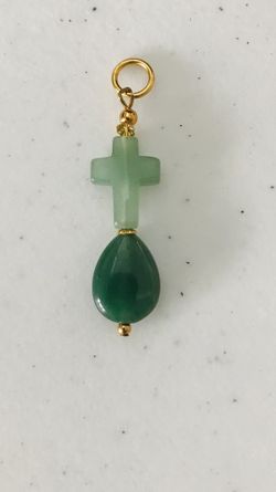 Jade Cross Pendant