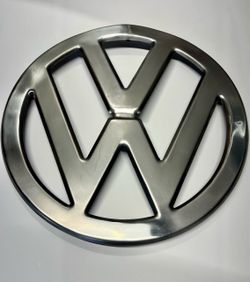 VW Bus Nose Emblem up to 67, Raw Finish