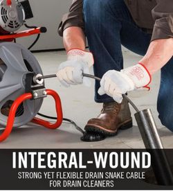 RIDGID
1/2 in. x 75 ft. C-45 IW Integral Wound Drain Cleaning Snake Auger Machine Replacement for K-400, K-3800 Models