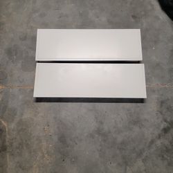 White Floating Shelves