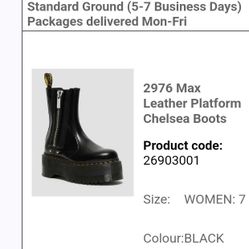 
2976 MAX LEATHER PLATFORM CHELSEA BOOTS