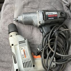 Drill & Impact Gun 1/2”