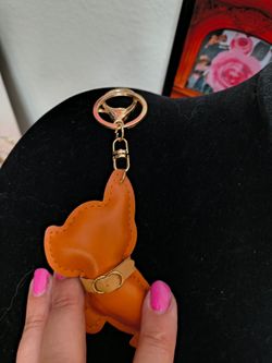 New Frenchie keychain/ back charm