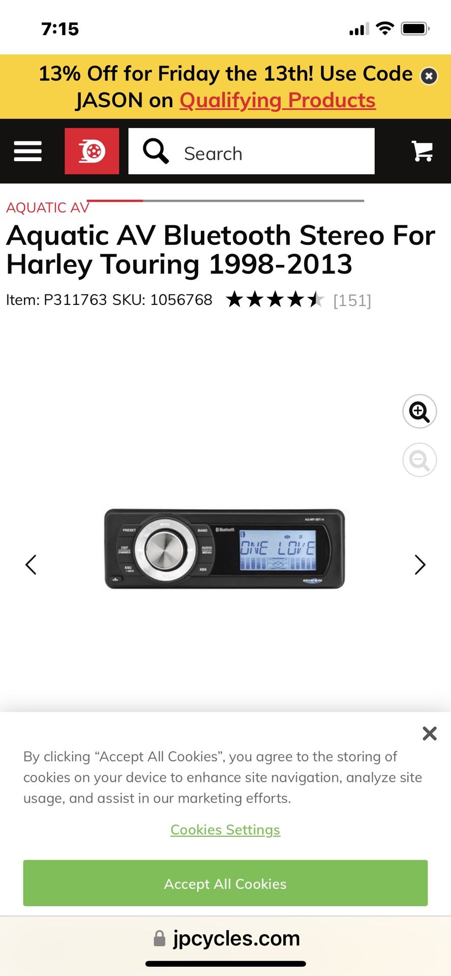 Aquatic Rv bluetooth harley davidson
