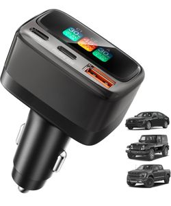 3-Port Fast Charging Cigarette Lighter Adapter
