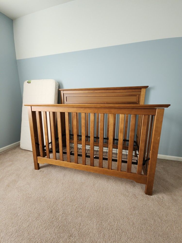 Crib And Reversible Mattress