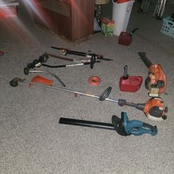 Husqavana Weed Eater And Accessories,  Leaf Blower 