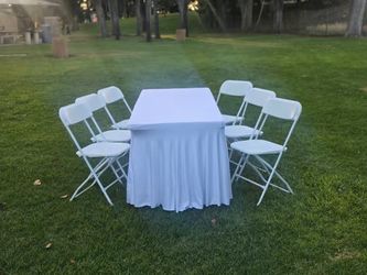 Chairs and tables