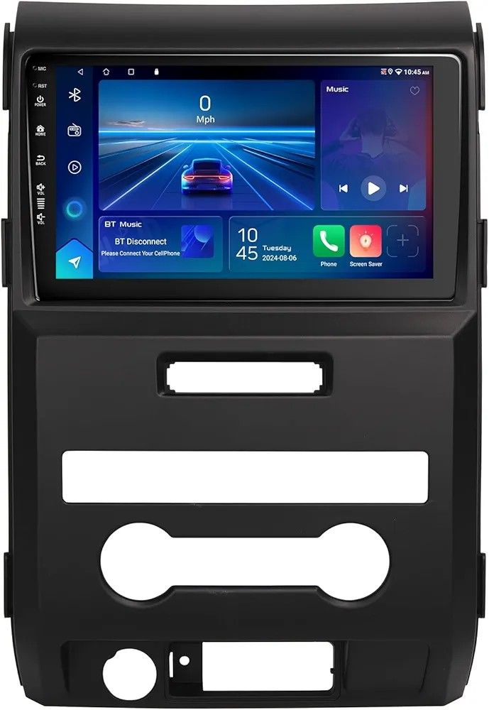 Car Stereo for Ford F150 F-150 2009-2012 5G(WiFi6) 2+64G Android 12 with Wireless CarPlay Android Auto, 9 inch IPS Touchscreen Car Radio Player
