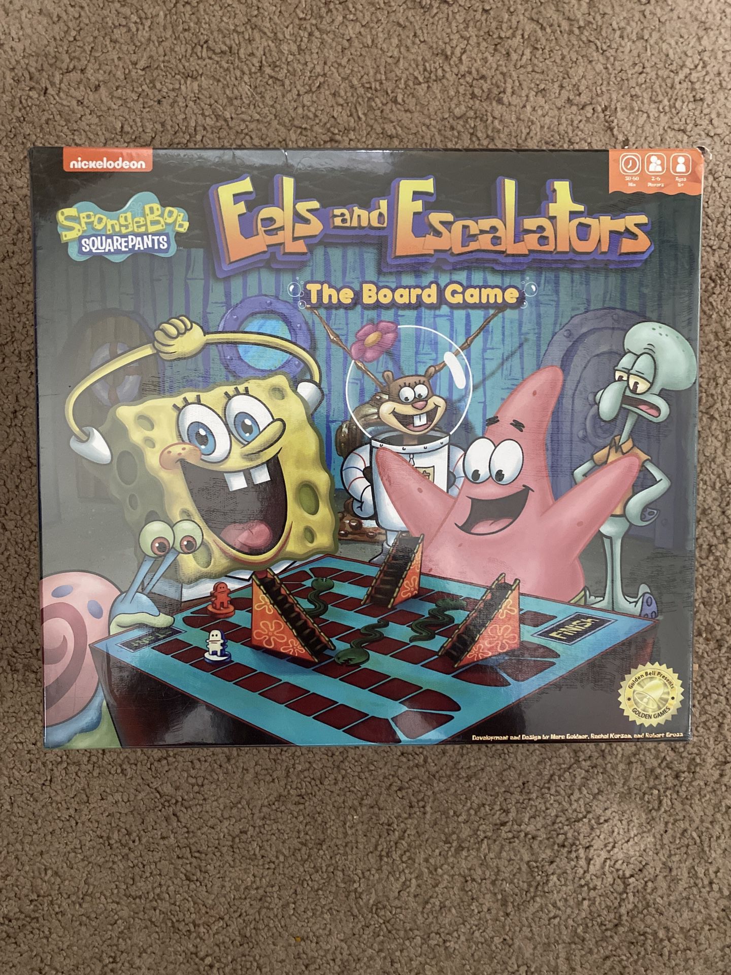 Spongebob Squarepants: Eels And Escalator Board Game