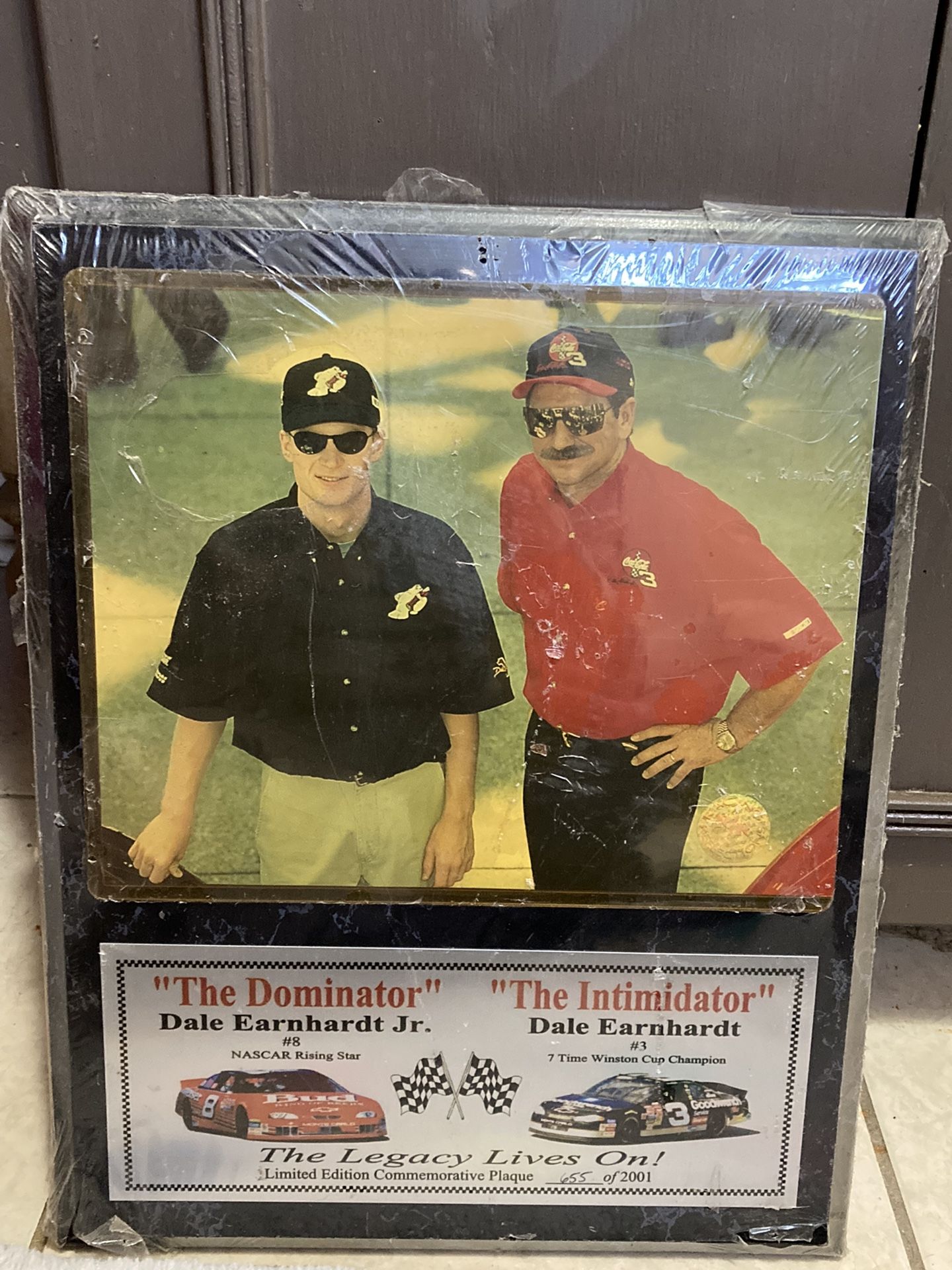 The Legacy Lives On Limited Edition Dale Earnhardt Plaque