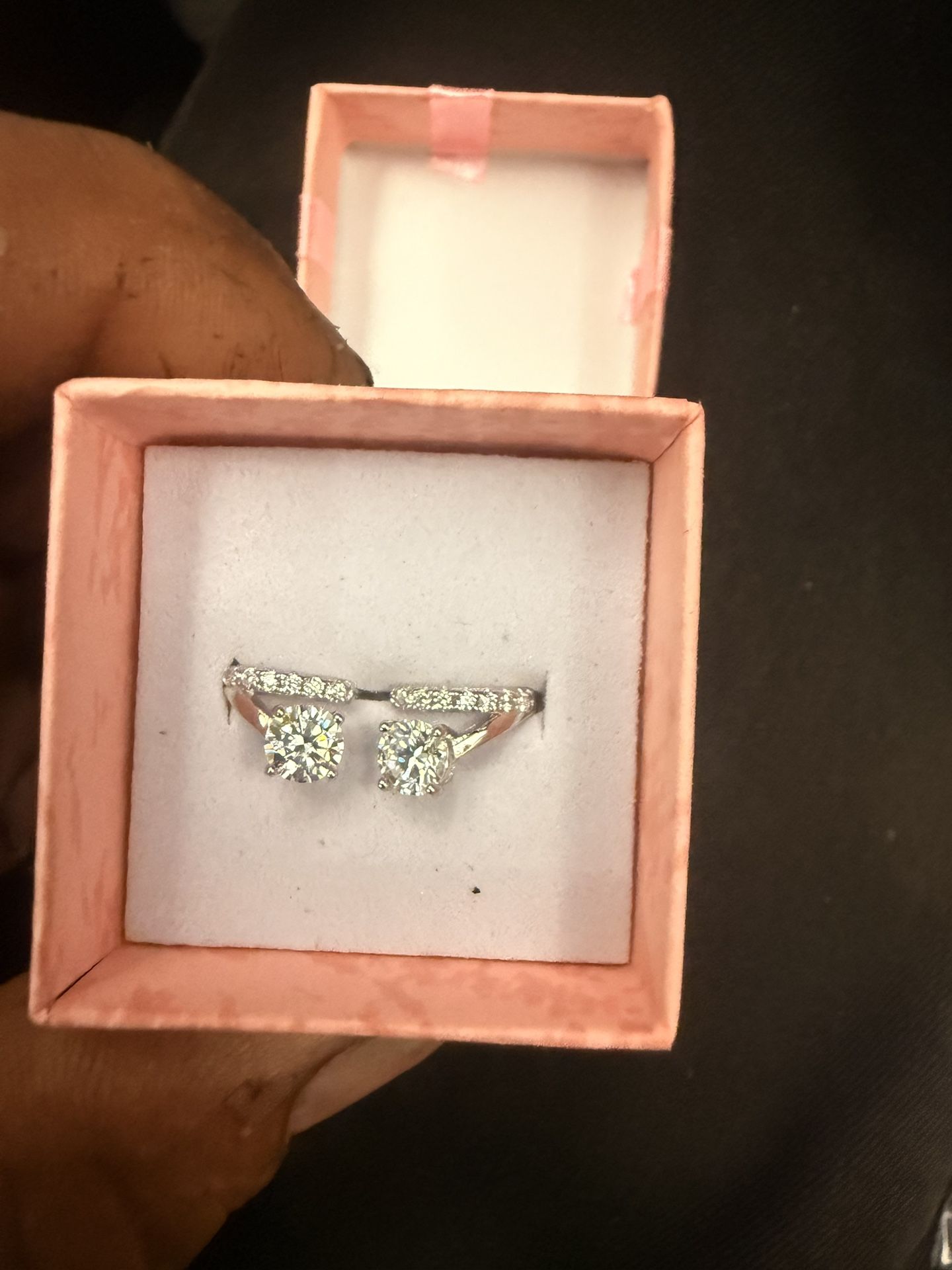 VVS1 1CT Women’s Earrings Set in Solid 925 Sterling Silver Retail $499