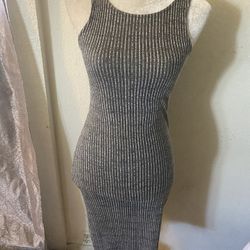 Gray Bodycon Dress