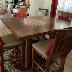 Tall kitchen table set clearance