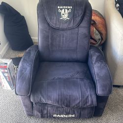 Las Vegas Raiders NFL Recliner - Perfect for Fan Cave or Game Room