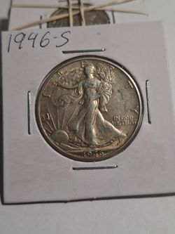 1946 S Walking Liberty Half Dollar Collectible Coin