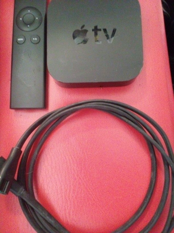 Apple TV With Cord And Remote