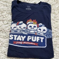 Pop Tees Ghostbusters Unisex T Shirt Classic Size large Blue Funko Pop Tee