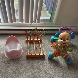 Potty Training Chair And Toys All Together 