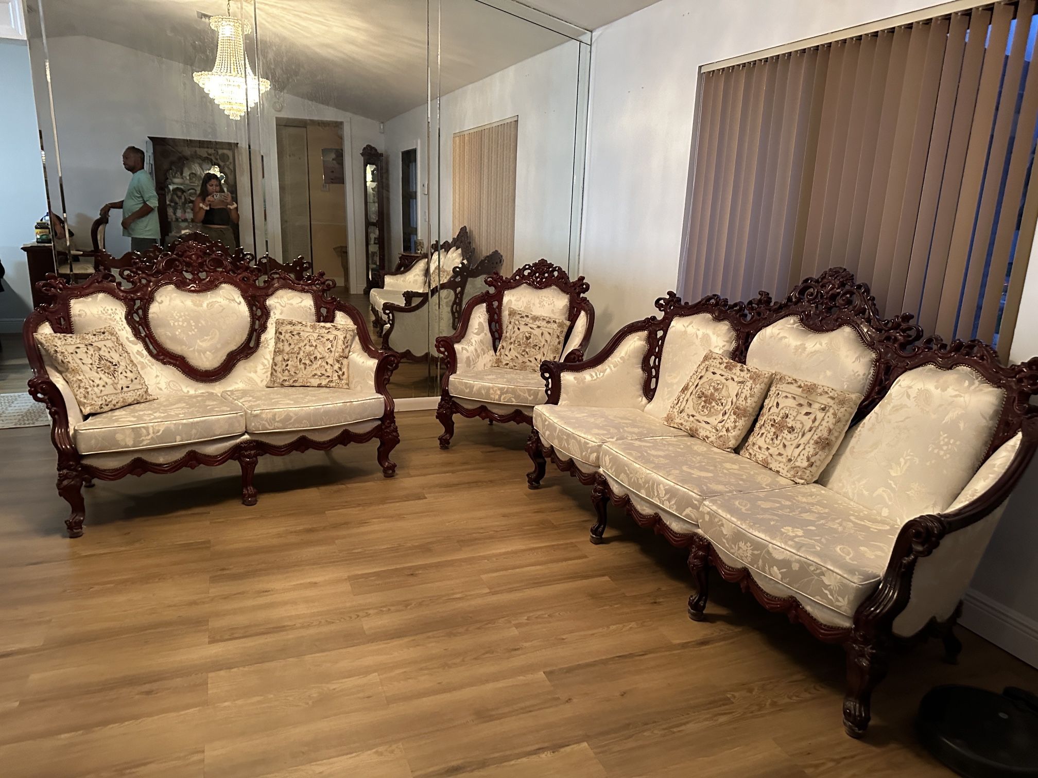 Victorian Style Sofa Set