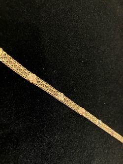 10k gold bracelet #111218-7 MJ