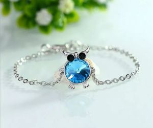 Blue Owl Ankle Bracelet 