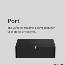 Sonos Port